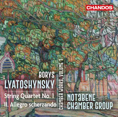 Обкладинка: String Quartet No. 1 in D Minor, Op. 1: II. Allegro scherzando — Boris Mikolayovich Lyatoshinsky