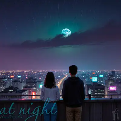 Cover art: At night - Extended Version — Soundcat Alex