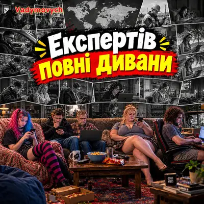 Обкладинка: Експертів повні дивани — Vadymovych