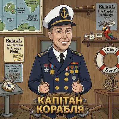 Обкладинка: Капітан корабля — Олексій Шпортько