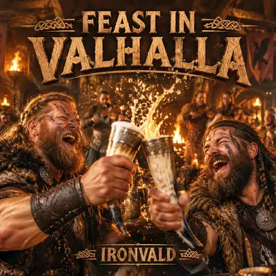 Обкладинка: Feast in Valhalla — Ironvald