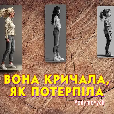 Обкладинка: Вона кричала, як потерпіла — Vadymovych