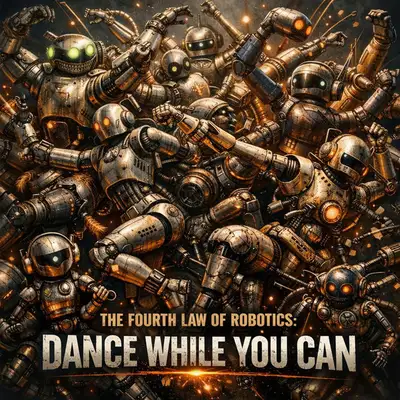 Cover art: The Fourth Law of Robotics: Dance While You Can — hrytsaniuk